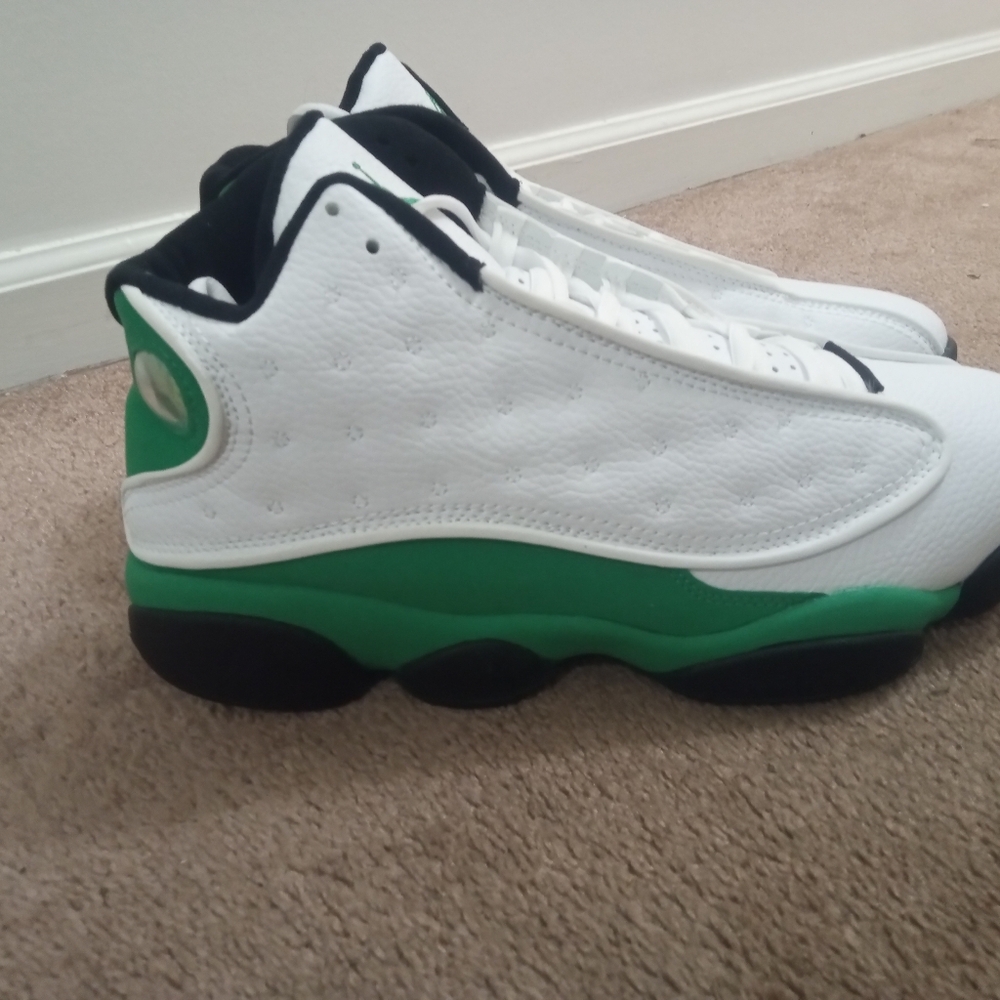 Men's Jordan retro 13 lucky green